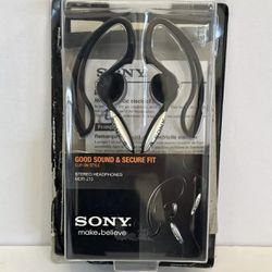 VTG Sony MDR-J10 Vertical-In-Ear Clip-On Headphones Black New 2009