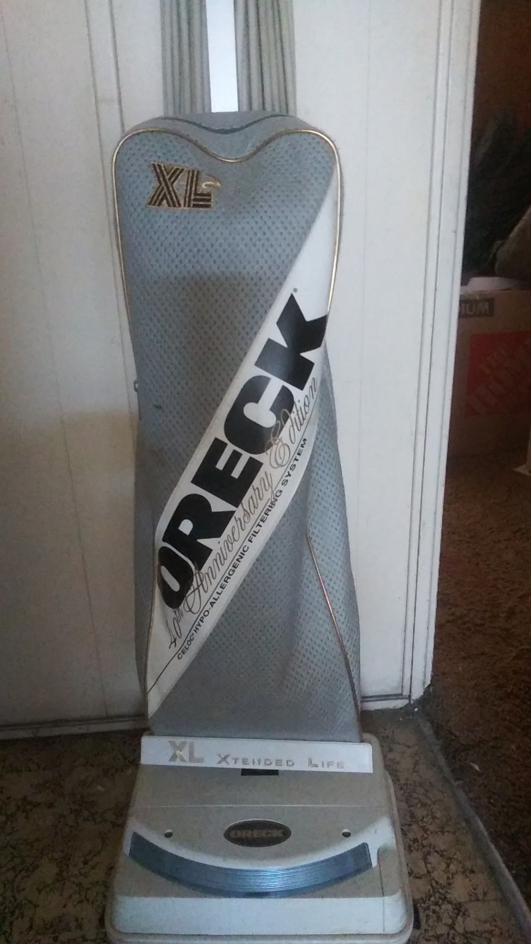 An Oreck Oreck vacuum