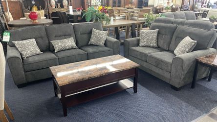 Fabric Sofa And Loveseat