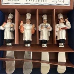 Vintage Guy Buffet Provence French Chef Spreaders Brand New