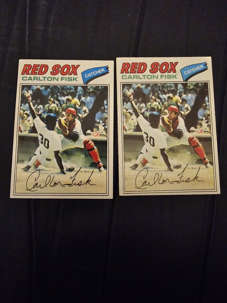 2 - 1977 Topps Carlton Fisk