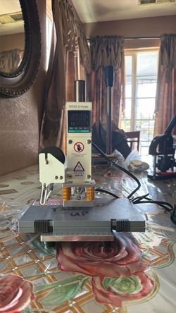 Hot stamping machine + Brass stamping letter set