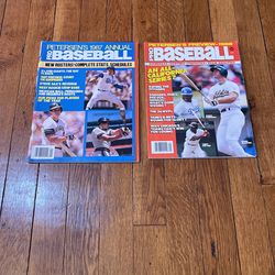 Peterson's Annual Pro Baseball - 1987 & 1988