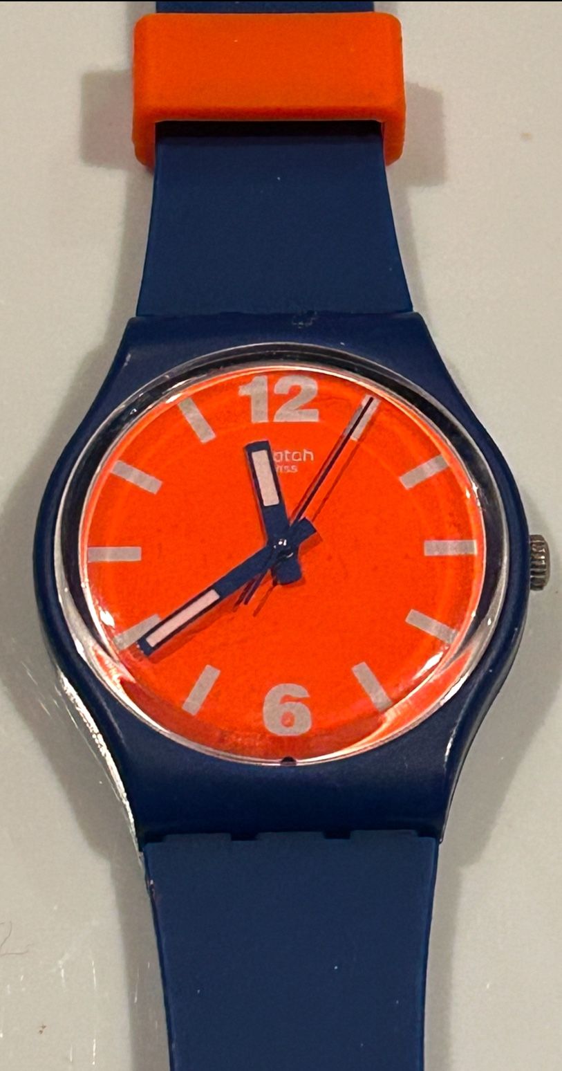 Swiss Made In Motorino Orange And Blue