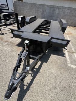 8.5x18 MECHANICAL TILT CAR HAULER TRAILER
