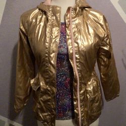 Cat&Jack - Rose Gold Pink Hooded Jacket