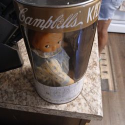 Vintage Campbells Kid Doll 1998 Gold Can Horsman