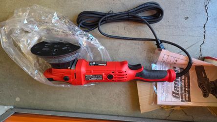 BAUER 7.5 Amp, 6 in., 20 mm Long-Throw Random Orbit DA Polisher