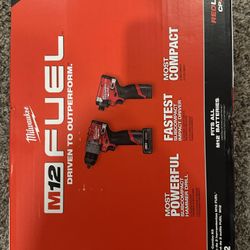 Milwaukee M12 Fuel Hammer Drill/impact Combo