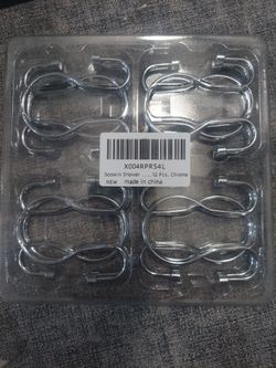 Double shower hooks (set of 12)
