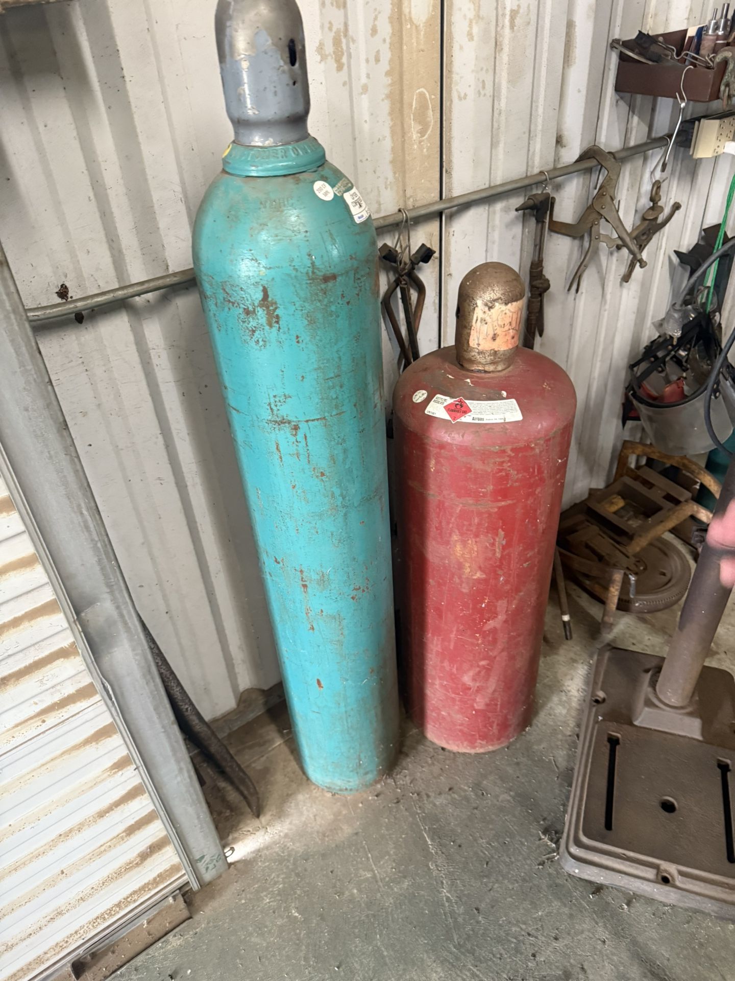 Oxygen and Acetylene Cylinder tanks