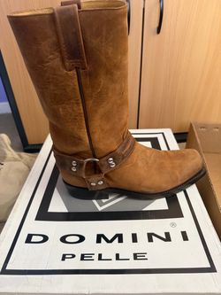 Leather boots