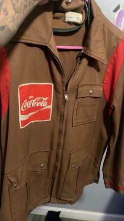 1970s vintage coca coal work shirt size medium