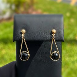 Jewelry 14k solid yellow gold only ball stud earrings 2.30g