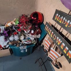 Miscellaneous Thanksgiving, Halloween And Christmas Decorations And Lights