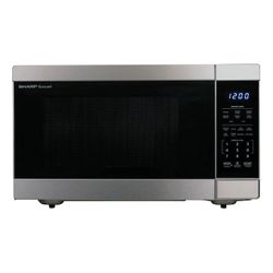 Sharp Carousel 1.6-cu ft 1100-Watt Countertop Microwave (Stainless Steel)