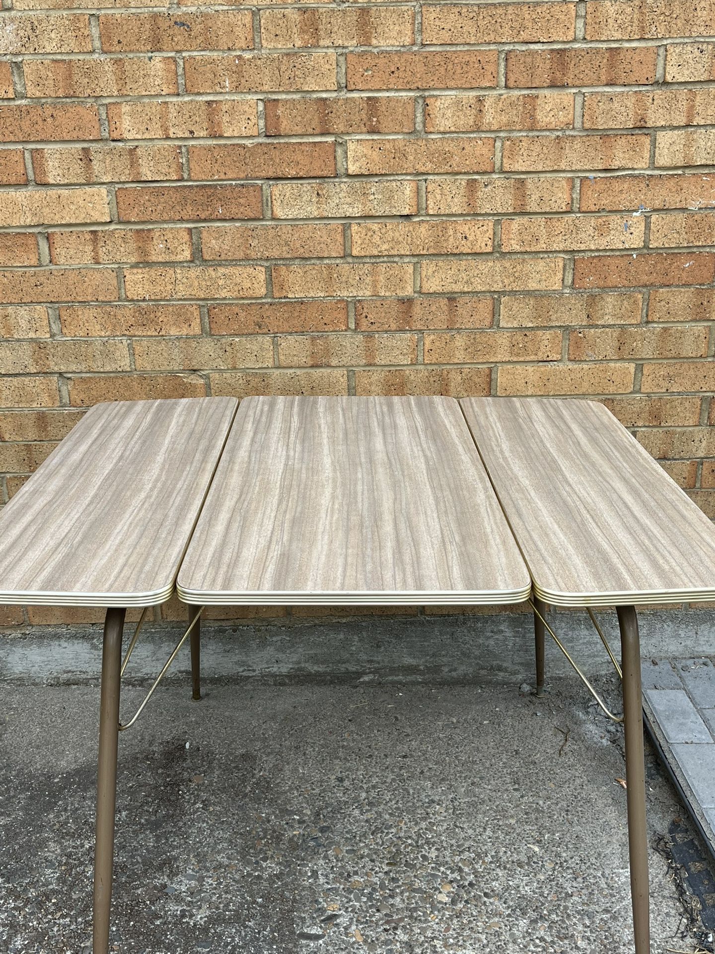 Vintage Mid Century Formica Folding Table