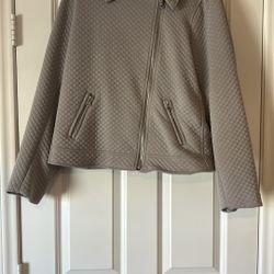 Taupe Quilted Jacket