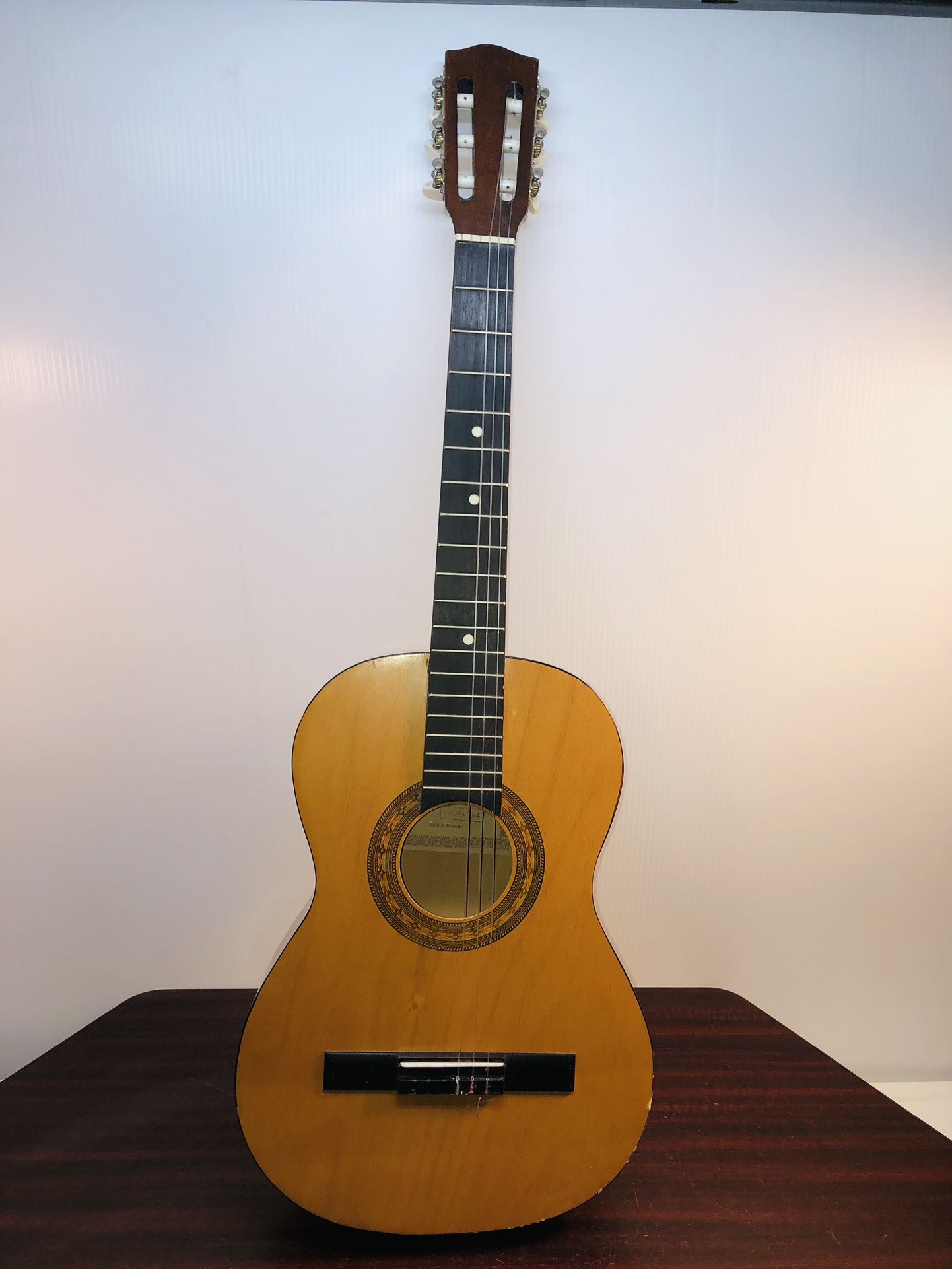 Made in Romania Reghin Classical Acoustic Guitar 1990's