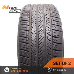 Set of 2 Used  9/32  245/45ZR17  99Y  Michelin  Pilot Sport All Season 4