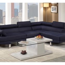 Blue Sectional Sofa 