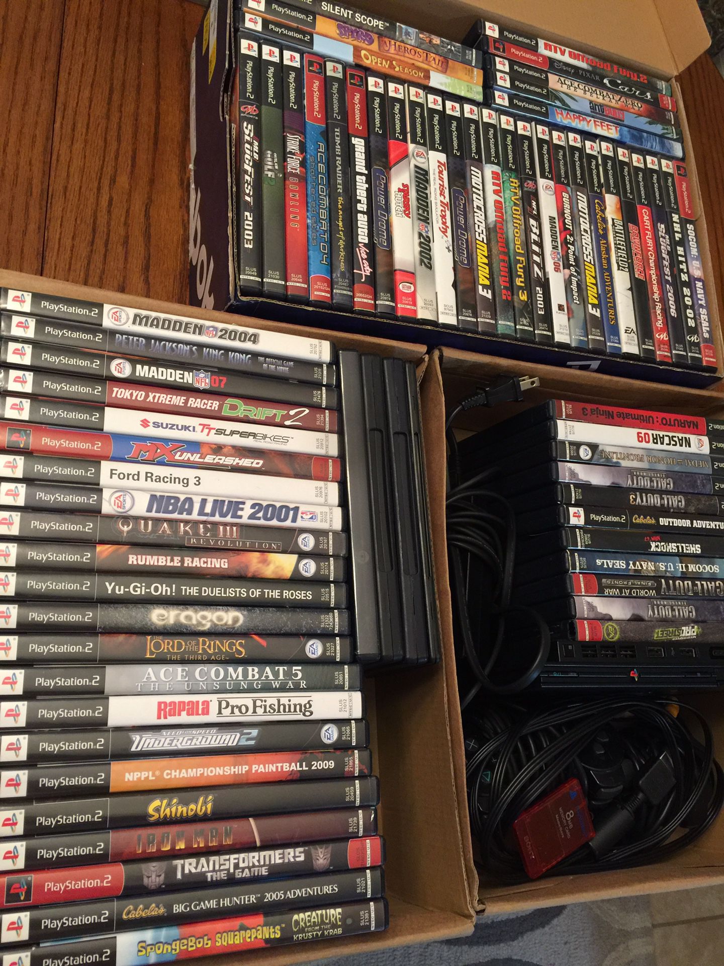 Ps2 with around 70 games