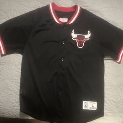 Classic Chicago Bulls Mitchell & Ness Warmup Jersey