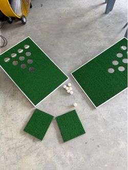 Golf cornhole set