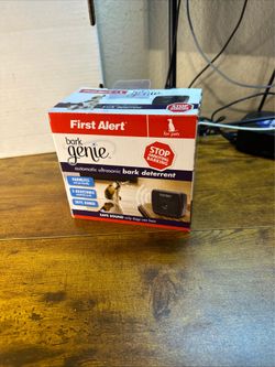 First Alert Dog Bark Deterrent Device Genie Automatic Ultrasonic Barking Pet
