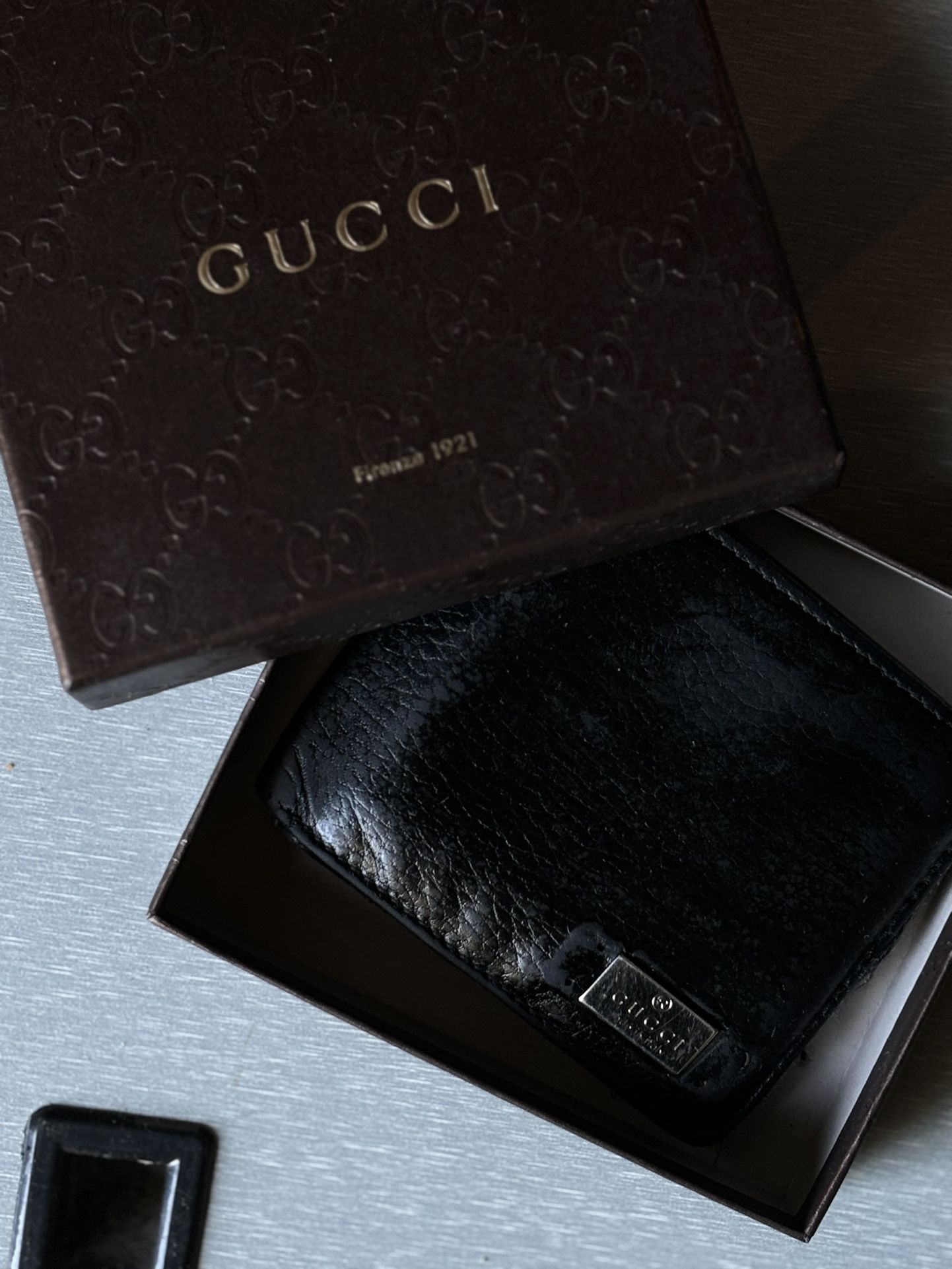 Steal Alert! Gucci Black Leather Wallet ($500 Value)