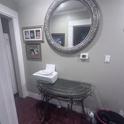 Consolé Table and mirror 