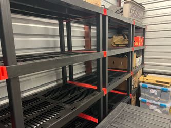 Heavy-Duty Plastic Storage Shelving