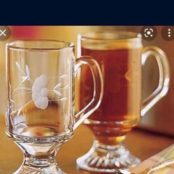 Tazas De Cristal De Princess Heritage De Princess House 