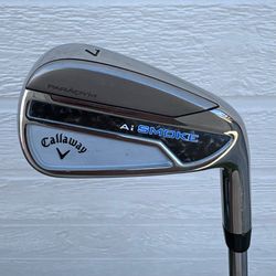 Callaway Paradym Ai Smoke 7 iron ELEVATE MPH Steel Shaft S-Flex
