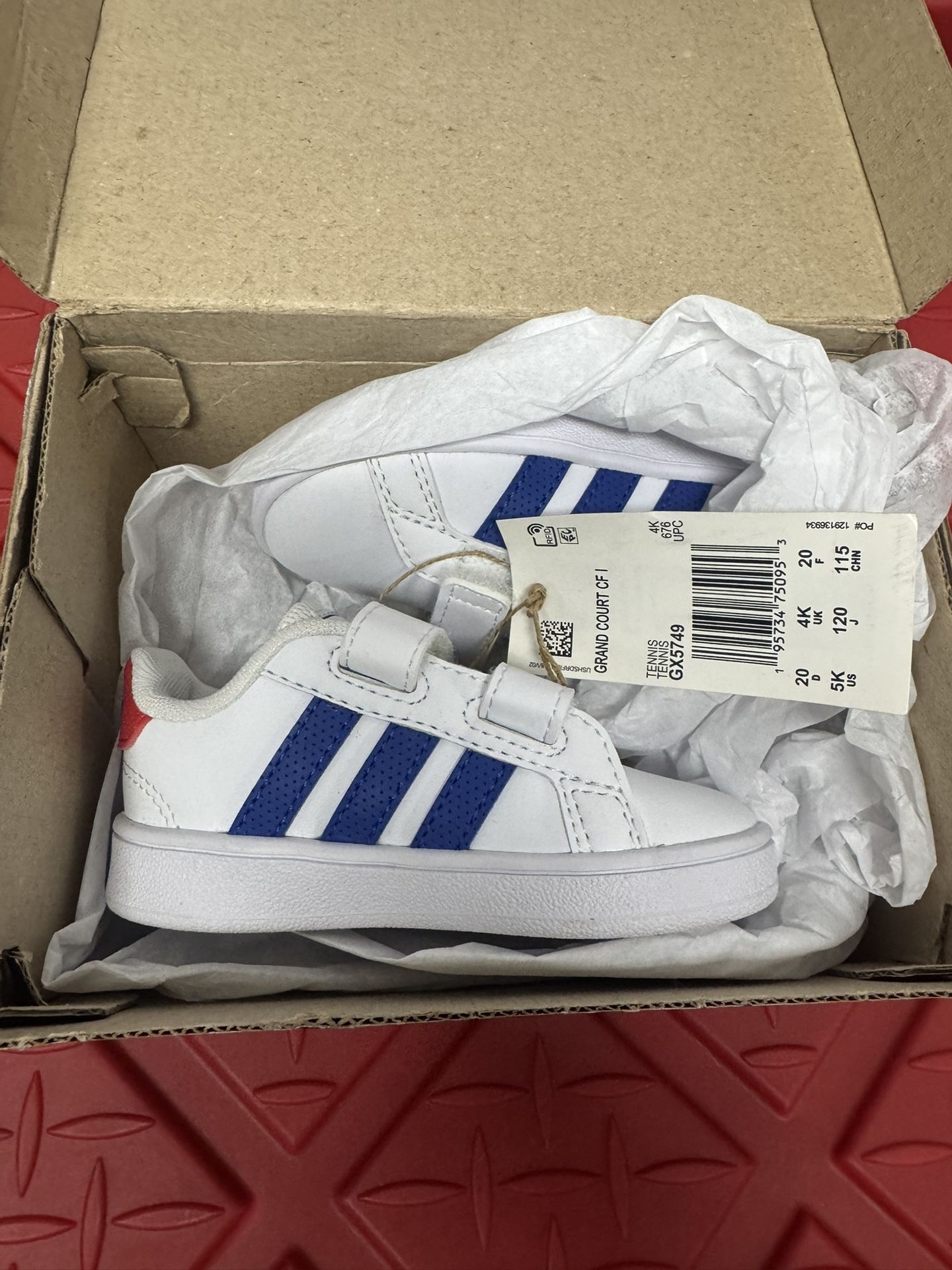NEW Adidas Toddler Grand Court CFI Sneakers (with box) - $40 OBO