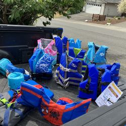 Child Kid Child Life Vest  90-50 pound,  30-50 Pound and Under 30 Pound Child Life Vest Lifevest Life Jacket $10 Each