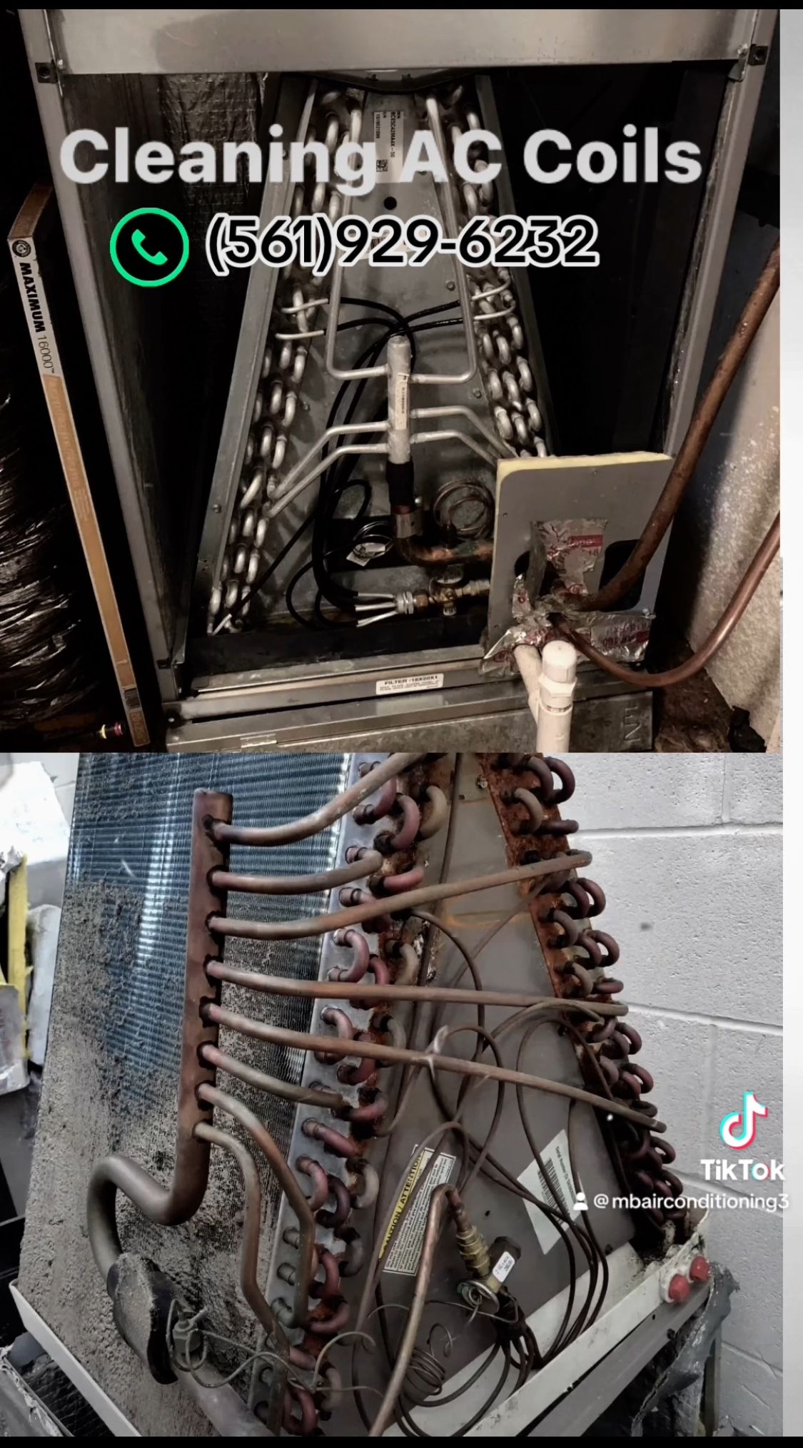Cleaning AC Coils