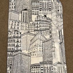 City Scape Shower Curtain 