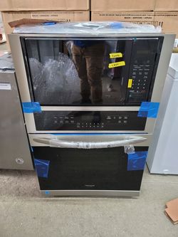 Brand new Frigidaire gallery microwave oven combo Is saying available now cash or finance delivery available