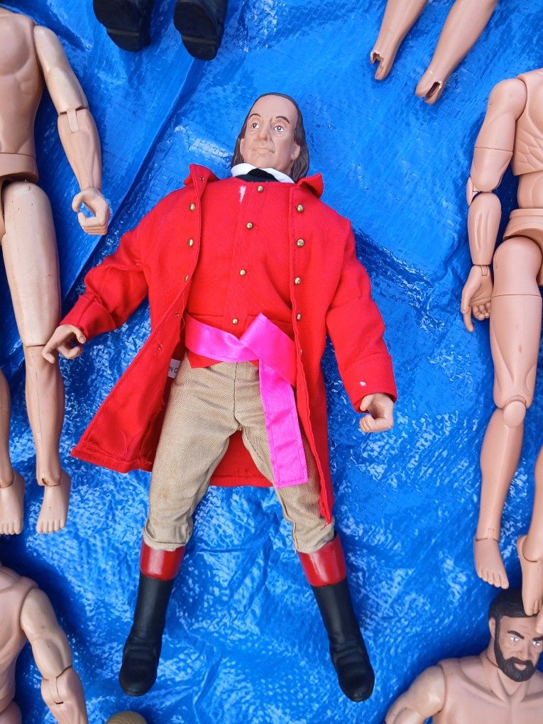 AMERICAN REVOLUTION ACTION FIGURE DOLLS Lot