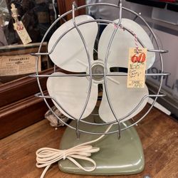 Vintage fan 8” Clean And Works 