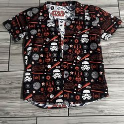 Houstons Astros x Star wars Reversible Button up (Size L)