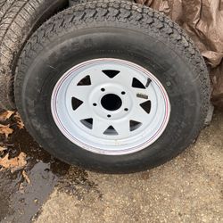 15 Inch Trailer, Tire And Rim