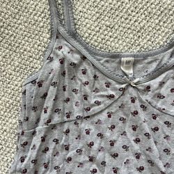GAP Gray Floral Dress