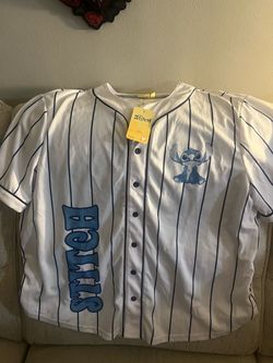Disney 2X Stitch Baseball Jersey NWT Plus Size