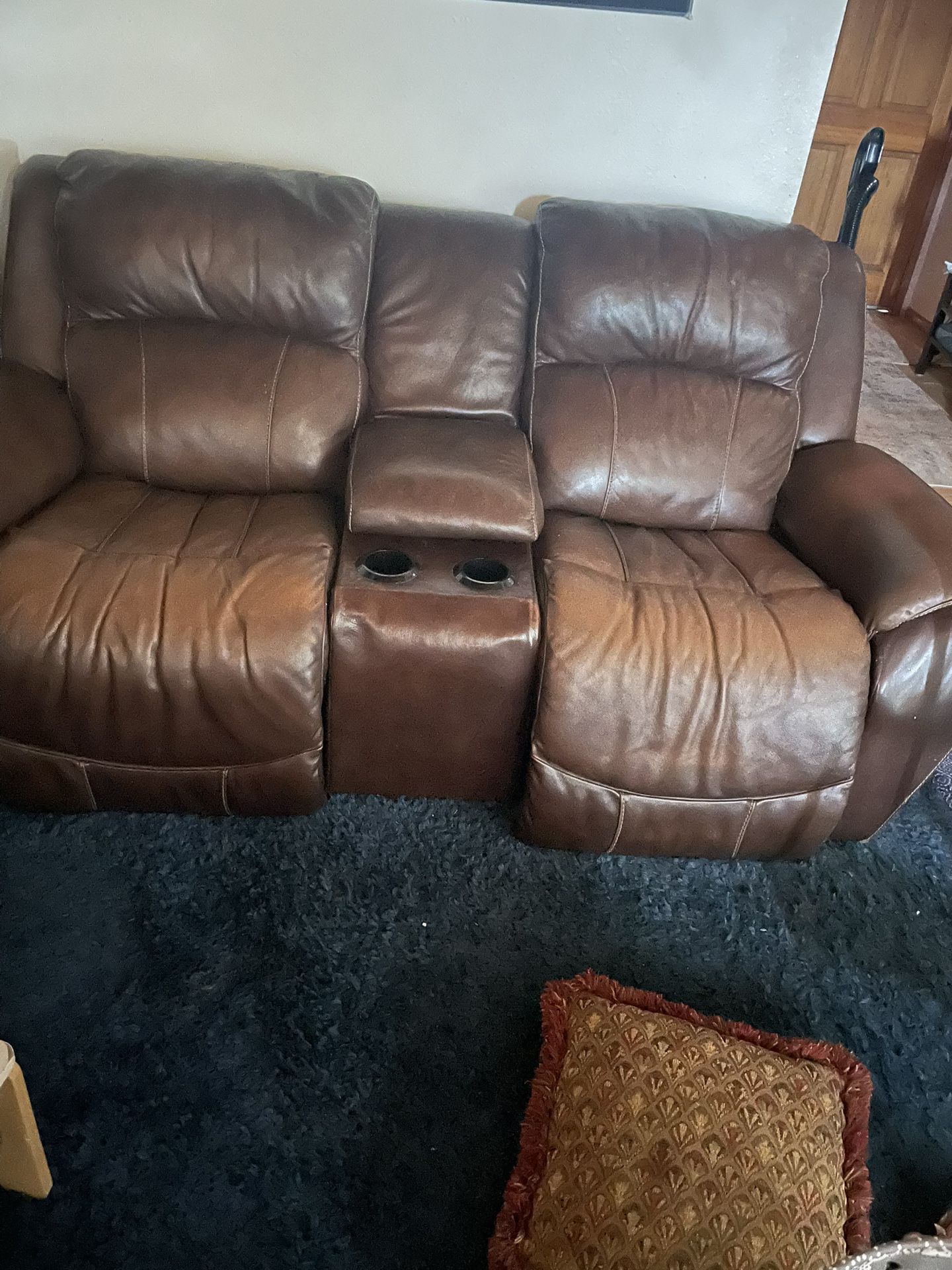 Leather Dual Recliner
