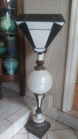 Huge 41 in Deco Lamp. Statement Piece. One of a kind !