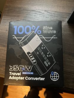 DOACE 220 to 110 Voltage Converter for European Travel: 350W Max Pure Sine Wave