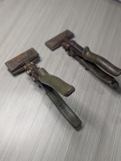 Vintage WISS 3ā Sheet Metal Hand Seamers ā 2-Piece HVAC Tool Set