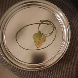 Custom Resin Leaf Necklace